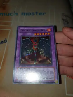 Evil Hero Inferno Wing (LP) GLAS-EN038 Ultra Rare 1st Edition - Image 4