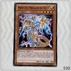 Hieratic Dragon of Nuit - GAOV-EN018 - Common 1st Edition Yugioh - Image 1