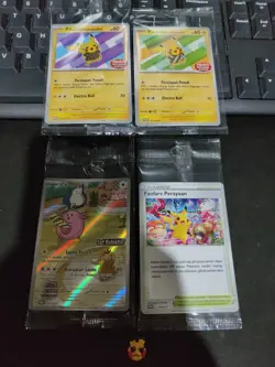 Pokemon Card Pikachu Batik Indonesia Fanfare Perayaan Chansey Promo Set Bundle - Image 1