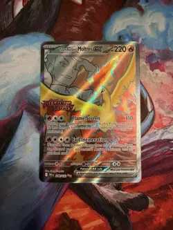 Team Rocket's Moltres ex - (Destined Rivals Stamp) 208/182 Miscellaneous Card NM - Image 1