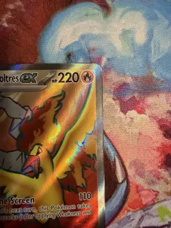 Team Rocket's Moltres ex - (Destined Rivals Stamp) 208/182 Miscellaneous Card NM - Image 3