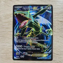 MP Rayquaza EX 104/108 Roaring Skies Full Art Textured Nintendo Pokemon Card - Image 1