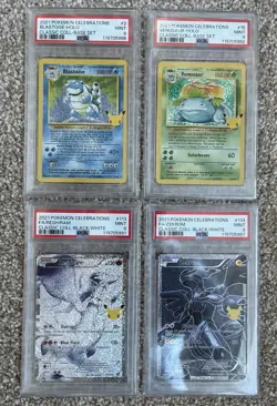 PSA 9 Pokemon Celebrations Classic Collection Holo Graded Card bundle - Image 1