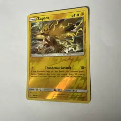 Pokemon Cards Zapdos 40/181 Team Up Reverse Holo Mint Card - Image 1