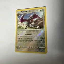 Pokemon Cards Aerodactyl 130/181 Team Up Reverse Holo Mint Card - Image 1