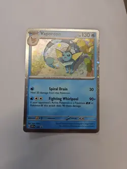 Pokemon Cards Vaporeon SVP 168 Holo Promo Nr Mint Card - Image 1