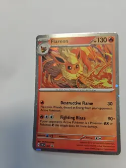 Pokemon Cards Flareon SVP 167 Holo Promo Nr Mint Card - Image 1