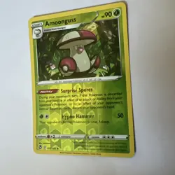 Pokemon Cards Amoonguss 012/195 Reverse Holo Rare Silver Tempest Nr Mint Card - Image 1