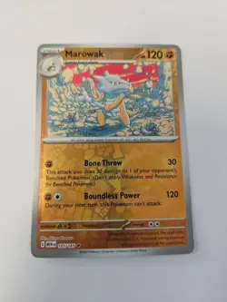 Pokemon Cards Marowak 105/165 151 Reverse Holo Mint Card - Image 1