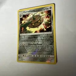 Pokemon Cards Ferrothorn 103/181 Team Up Reverse Holo Mint Card - Image 1