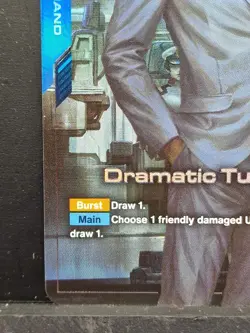 GUNDAM CARD GAME - DRAMATIC TURNABOUT - GD02-100 R+ FOIL ENGLISH DUAL IMPACT NEW - Image 5