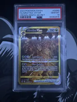 PSA 10 Giratina VSTAR GG69/GG70 FULL ART Pokemon Card Crown Zenith GEM MINT - Image 1
