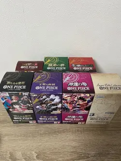 One Piece Card Game 7 Box Set OP-09 10 11 12 13 EB02 Prb-02 Box Japanese w/tape - Image 2