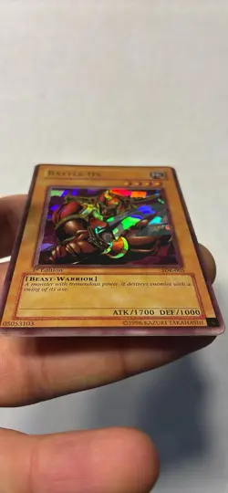 SDK-005 Battle Ox Holo Yu-Gi-Oh! Card - Image 2