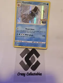 Pokemon Card Gyarados 022/078 Pokemon Go Holo Mint Condition - Image 1