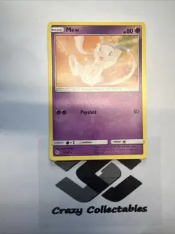 Pokemon Card Mew 32/68 Hidden Fates Non Holo Rare Mint Condition - Image 1