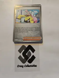 Pokemon Cards Iono 080/091 Reverse Holo Paldean Fates - Image 1