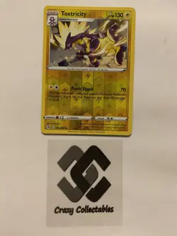 Pokemon Cards Toxtricity 107/264 Reverse Holo Fusion Strike Mint Condition Card - Image 1