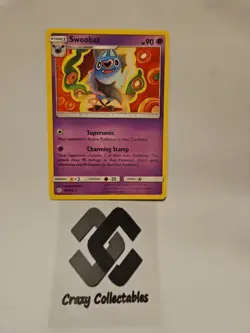Pokemon Card Swoobat 88/236 Cosmic Eclipse Non Holo Rare Mint Condition - Image 1