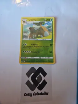 Pokemon Card Torterra 008/172 Brilliant Stars Reverse Holo Rare Mint Condition - Image 1