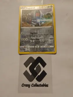 Pokemon Cards Registeel 108/189 Reverse Holo Astral Radiance Mint Card - Image 1