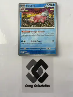 Pokemon Cards Slowbro 043/198 Scarlet And Violet Reverse Holo Mint Card - Image 1