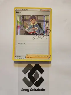 Pokemon Card Hop 133/159 Holo Signature Trainer Crown Zenith Mint - Image 1