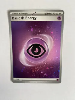 Pokemon Cards Psychic Energy Holo 151 Swirl Card - Near Mint - Image 1