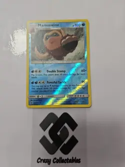 Pokemon Cards Mamoswine 21/111 Crimson Invasion Reverse Holo Mint Card - Image 1