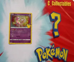 Pokemon Card Mew 011/025 Celebrations 25th Anniversary Holo Rare Mint - Image 1