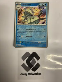 Pokemon Cards Golisopod 049/182 Paradox Rift Reverse Holo Mint Condition Card - Image 1