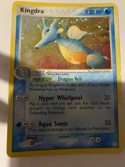 Pokemon Cards Kingdra Holo Rare 12/109 Team Rocket Returns Light Play Card - Image 1
