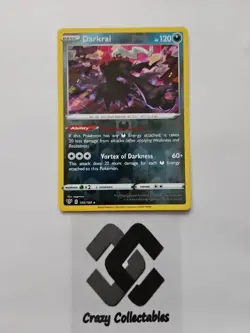 Pokemon Cards Darkrai 105/189 Darkness Ablaze Reverse Holo Mint Card - Image 1