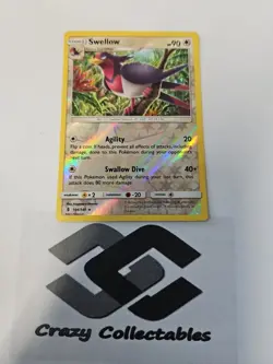 Pokemon Card Swellow 104/145 Reverse Holo Guardians Rising Nr Mint Card - Image 1