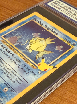 Shining Magikarp 66/64 Celebrations: Classic Collection Holo Pokemon Card - Image 3