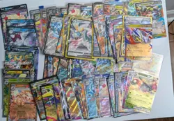 Pokemon GX/V/VMAX/ex 10 Card Lot | No Duplicates | Near Mint - Great For Kids - Image 1