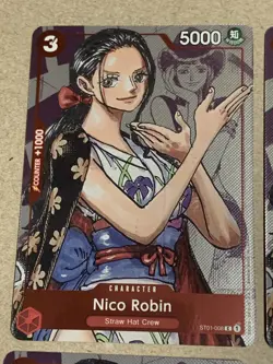 One Piece TCG 25th Premium Nico Robin ST01-008 Lot of 4 Promo Cards NM English - Image 2