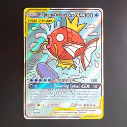 Magikarp & Wailord GX 161/181 Tag Team Full Art Rare Team Up MP Pokemon Card - Image 1