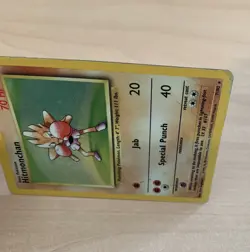Pokemon Card Hitmonchan 8/130 Base Set 2 Holo Rare WOTC LP/NM SWIRL - Image 3