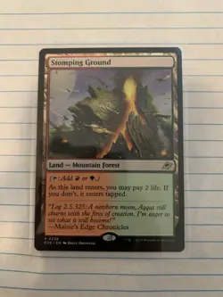 Stomping Ground Edge of Eternities Land 0258 MTG Magic: The Gathering - Image 1