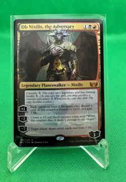 MTG Ob Nixilis, the Adversary (206/547) Streets of New Capenna LP FOIL - Image 1