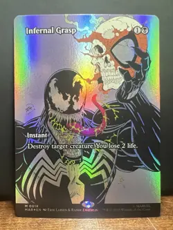 Infernal Grasp (Borderless Foil) Marvel Universe Eternal-Legal Foil Spider-Man - Image 1