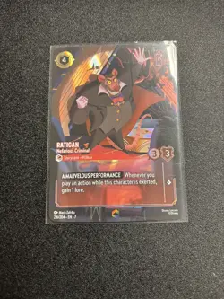 Ratigan - Nefarious Criminal (216/224) lrc7 NM FOIL- Enchanted - Image 2