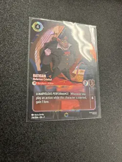 Ratigan - Nefarious Criminal (216/224) lrc7 NM FOIL- Enchanted - Image 3