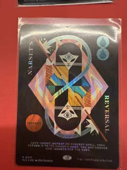Mtg Secret Lair Encyclopedia - Narset’s Reversal- Halo Foil -NM - Image 1