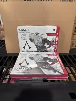 2x Magic the Gathering: Assassin's Creed Collector Booster Pack Omega Box - Image 1