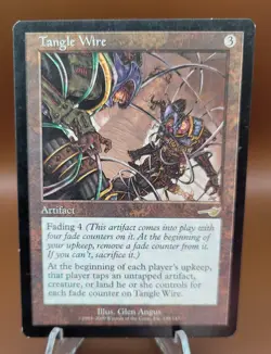 Tangle Wire x1 MTG Nemesis Magic Damaged DMG English - Image 1