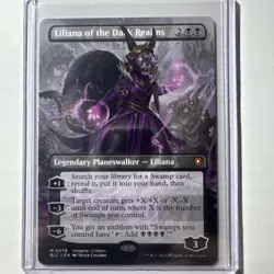 MTG Likiana Of The Dark Realms Mythic Rare Borderless BLC 78 Near Mint - Image 1