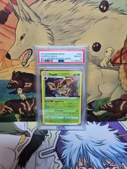 2020 POKEMON SWORD & SHIELD REBEL CLASH #022 FLAPPLE-HOLO PSA 8 - Image 1