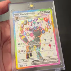 UMBREON Ex 176 Pokemon TCG Prismatic Evolutions - Black Star Promo NM - Image 2